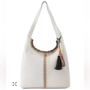 The Sak's leather Huntley hobo  light cream
New without tags